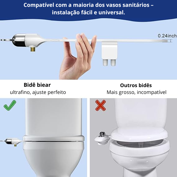 Atalawa Bidê – Higiene Inteligente para o seu Banheiro