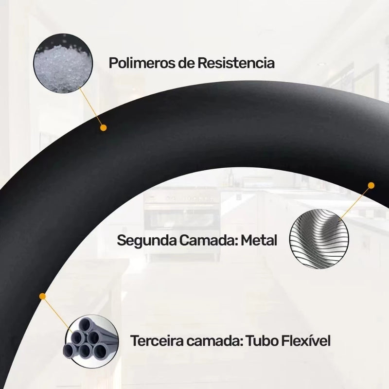 Torneira Gourmet Flexível de Parede – Praticidade e Estilo para Sua Cozinha!