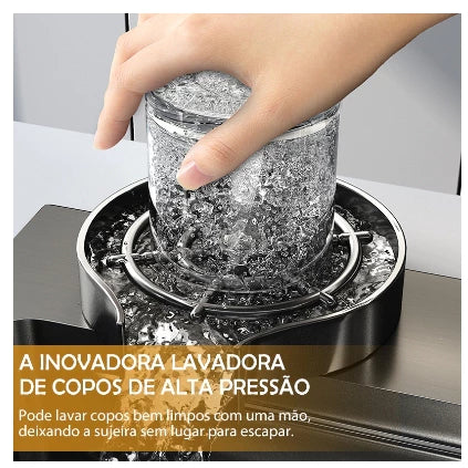 Pia Gourmet Multifuncional de Embutir – Design Moderno e Máxima Praticidade para sua Cozinha!